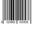 Barcode Image for UPC code 0020662000538