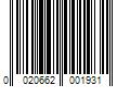 Barcode Image for UPC code 0020662001931