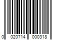 Barcode Image for UPC code 0020714000318