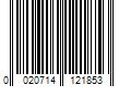 Barcode Image for UPC code 0020714121853