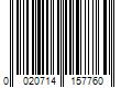 Barcode Image for UPC code 0020714157760