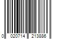 Barcode Image for UPC code 0020714213886