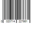 Barcode Image for UPC code 0020714227661