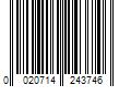 Barcode Image for UPC code 0020714243746