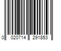 Barcode Image for UPC code 0020714291853