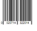 Barcode Image for UPC code 0020714322014