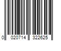 Barcode Image for UPC code 0020714322625