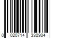 Barcode Image for UPC code 0020714330934