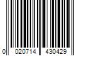 Barcode Image for UPC code 0020714430429