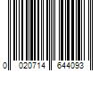 Barcode Image for UPC code 0020714644093