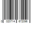 Barcode Image for UPC code 0020714672096