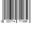 Barcode Image for UPC code 0020714711856