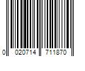 Barcode Image for UPC code 0020714711870