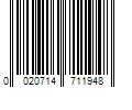 Barcode Image for UPC code 0020714711948