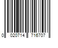 Barcode Image for UPC code 0020714716707