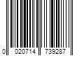 Barcode Image for UPC code 0020714739287