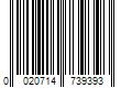 Barcode Image for UPC code 0020714739393