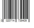 Barcode Image for UPC code 0020714739409