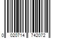 Barcode Image for UPC code 0020714742072