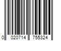 Barcode Image for UPC code 0020714755324