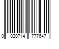 Barcode Image for UPC code 0020714777647