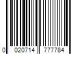 Barcode Image for UPC code 0020714777784