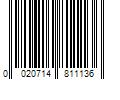 Barcode Image for UPC code 0020714811136