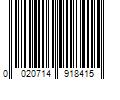 Barcode Image for UPC code 0020714918415