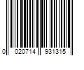 Barcode Image for UPC code 0020714931315