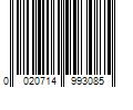 Barcode Image for UPC code 0020714993085