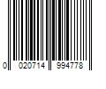 Barcode Image for UPC code 0020714994778