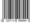 Barcode Image for UPC code 0020714996994