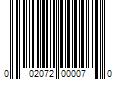 Barcode Image for UPC code 002072000070