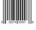 Barcode Image for UPC code 002074000078