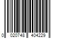 Barcode Image for UPC code 0020748404229