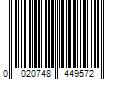 Barcode Image for UPC code 0020748449572