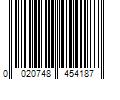 Barcode Image for UPC code 0020748454187