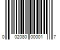 Barcode Image for UPC code 002080000017