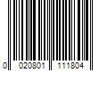 Barcode Image for UPC code 0020801111804