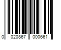 Barcode Image for UPC code 0020867000661