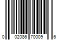 Barcode Image for UPC code 002086700096