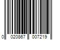 Barcode Image for UPC code 0020867007219