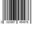 Barcode Image for UPC code 0020867454976