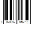 Barcode Image for UPC code 0020892016316