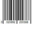 Barcode Image for UPC code 0020892200388