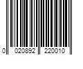 Barcode Image for UPC code 0020892220010