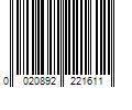 Barcode Image for UPC code 0020892221611