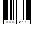 Barcode Image for UPC code 0020892221819