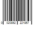 Barcode Image for UPC code 0020892221857