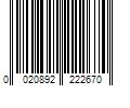 Barcode Image for UPC code 0020892222670